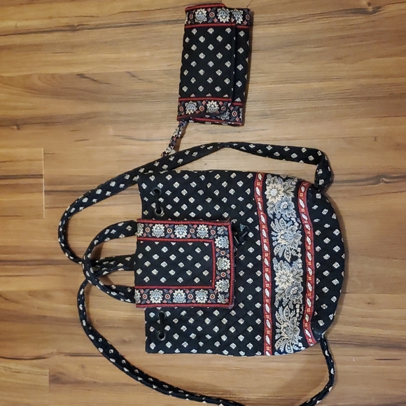 Vera Bradley Handbags - Vera bradley backpack with wallet